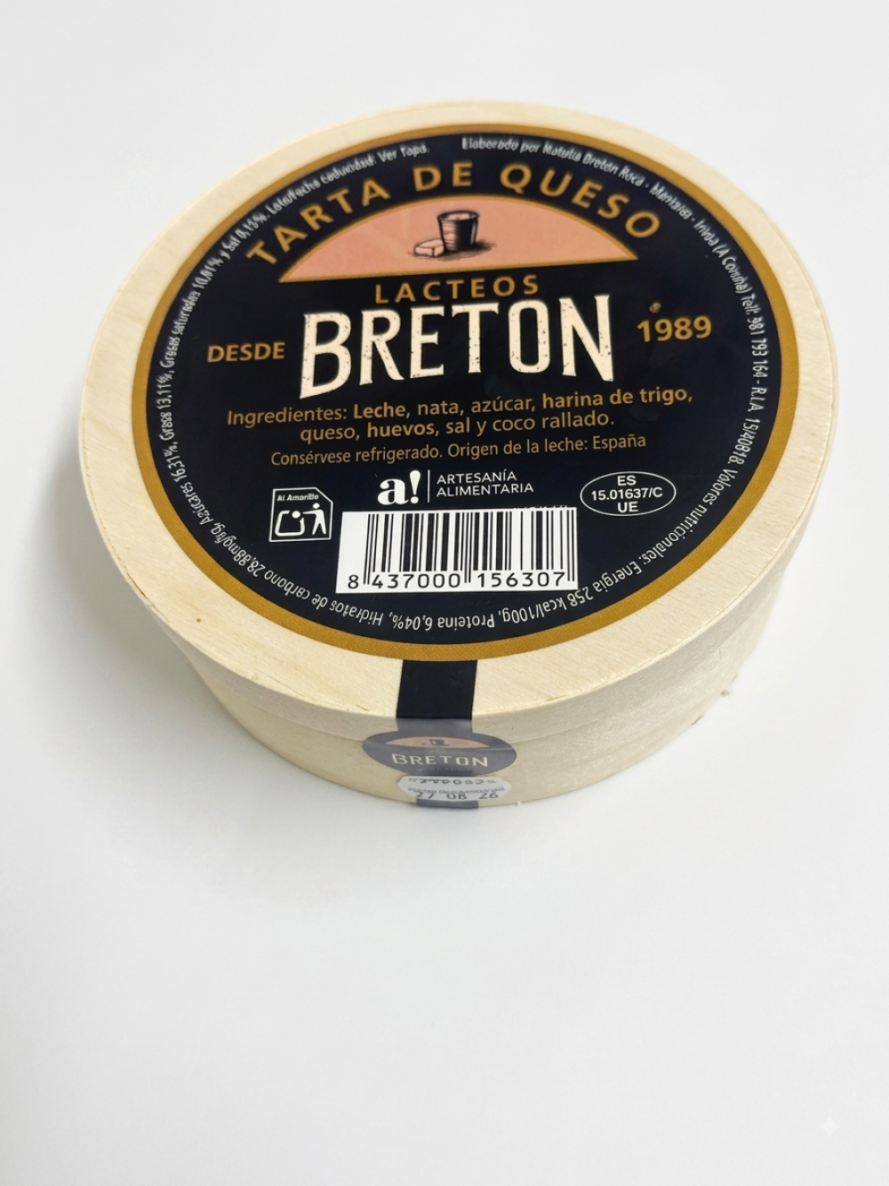 Tarta de queso al horno